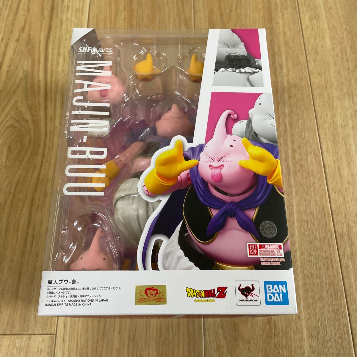 【1円】【未開封】S.H.フィギュアーツ ドラゴンボールZ 魔人ブウ-善-(再販版) 約180mm PVC&ABS制 涂裝済み可動フィギュア