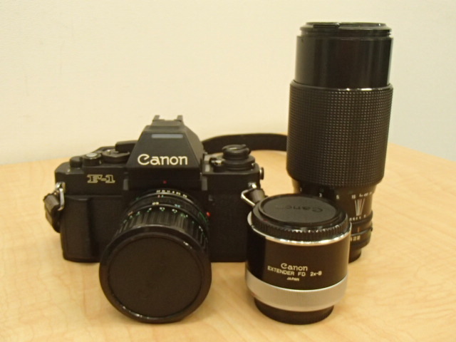 Canon キャノン F-1 New ブラックボディ レンズセット #68922... キヤノン