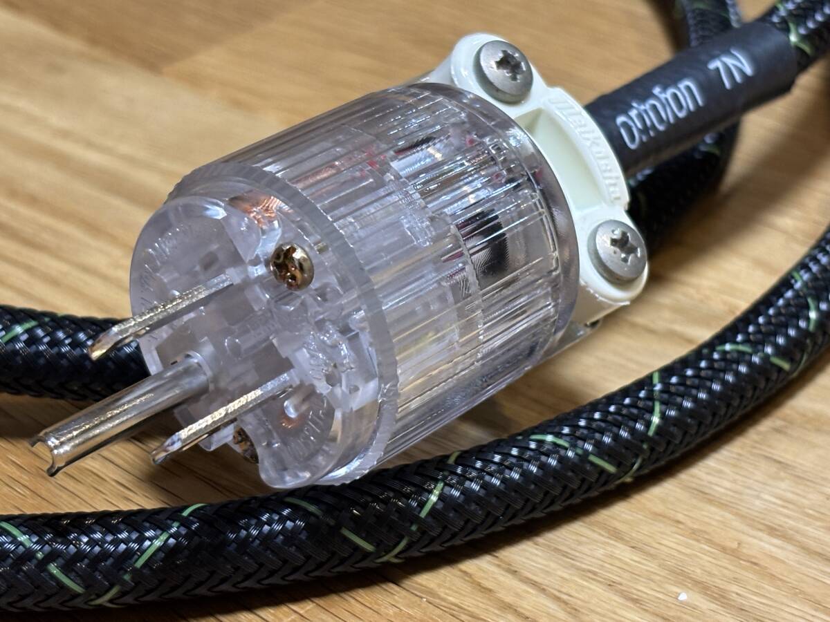 即決/送無 Ortofon オルトフォン 7N PSC-3,5 HG 超高純度/99,99999%=7nのみ/純血 太め/大容量=3,5SQ/12AWG/2芯 両端電極=ロジウムメッキ 2m
