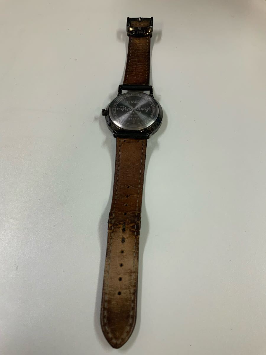 【12】時(shí)計(jì)　腕時(shí)計(jì)　タイメックス　TIMEX　ウォーターベリークラシック　TW2P96000　現(xiàn)狀品　メンズ　レザーベルト　アナログ　クォーツ