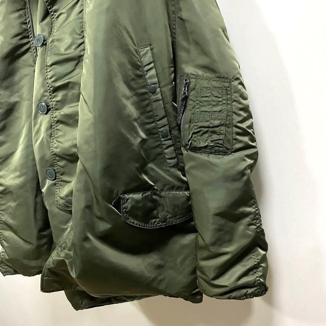 ALPHA アルファ 希少　N-3B フライトジャケット Made in USA