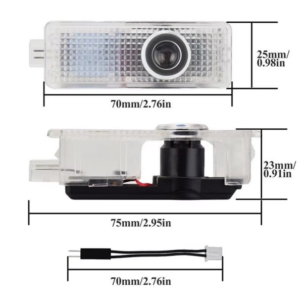 4個 BMW カーテシ ウェルカムライト 足元 ドアライト ロゴ投影 LED プロジェクター e90 e91 e92 e93 e60 e61 f10 f07 e63 e64 f12 f13 f30