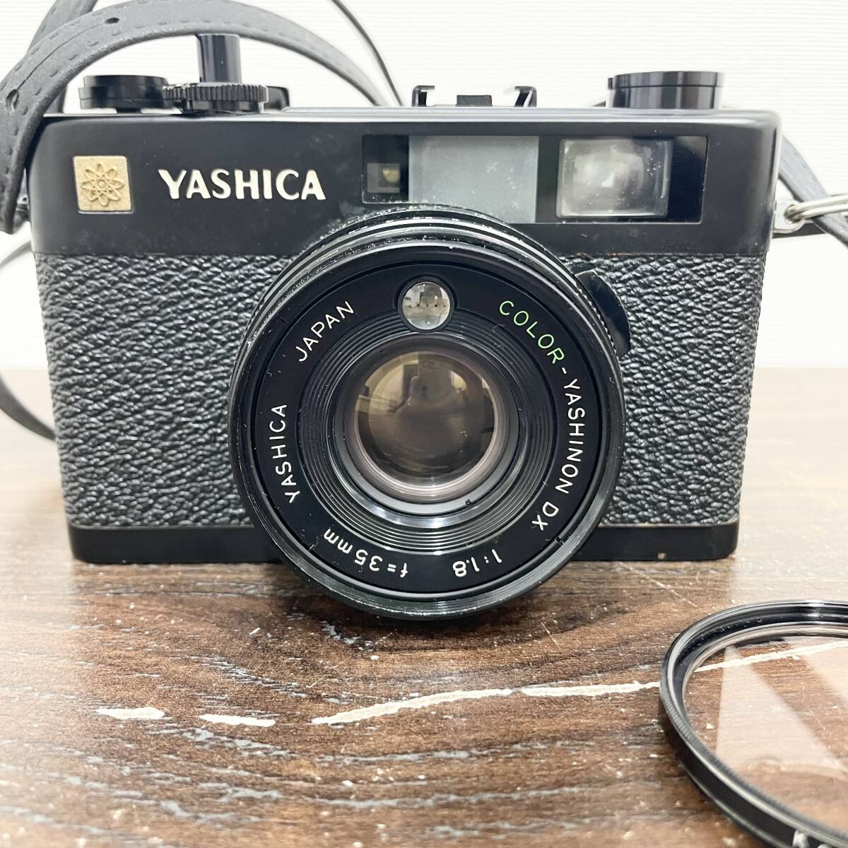 *YASHICA ELECTRO 35CC COLOR-YASHINON DX 1:1.8 f=35mm compact пленочный фотоаппарат фотография retro б/у Yashica Junk труба 2817
