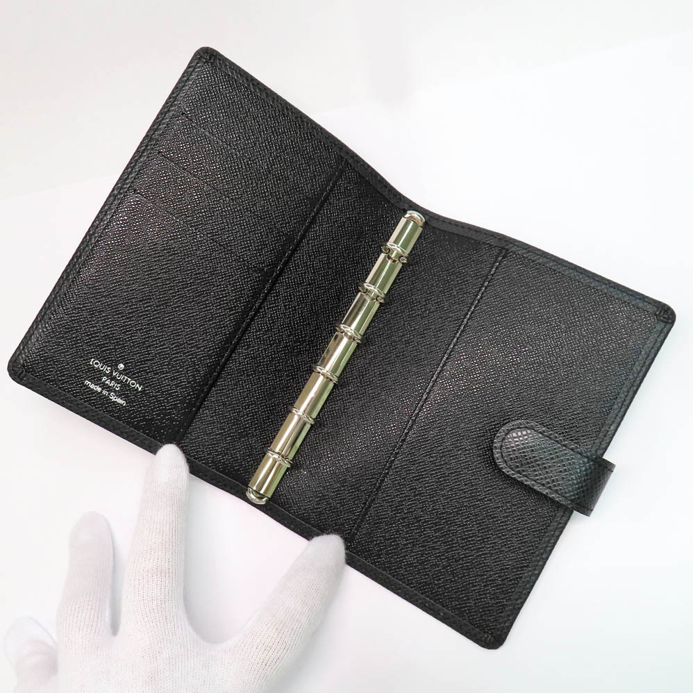 【名古屋】ルイヴィトン アジェンダPM R20426 タイガー アルドワーズ シルバー金具 レザー 手帳カバー 小物 メンズ 美品_画像5