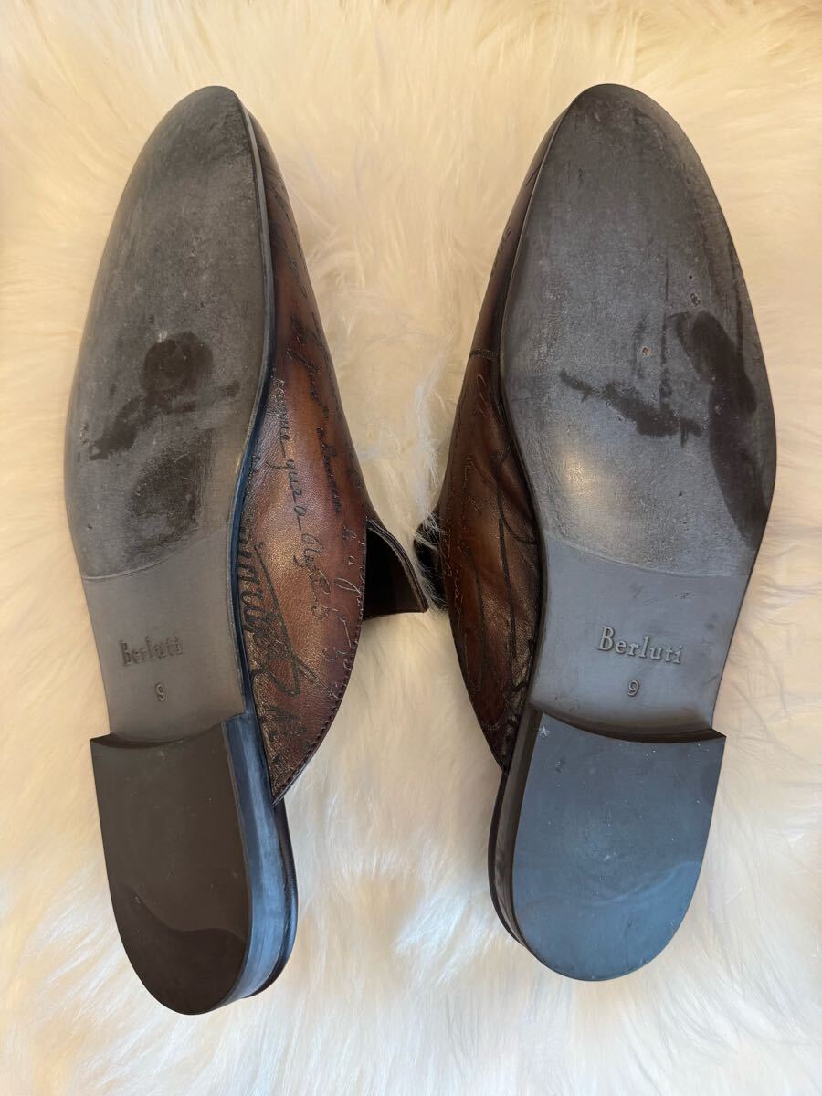 1 иен очень красивый товар Berluti Berluti Silas oma-nkali graph .sklito summer обувь кожа сандалии Brown 8.5