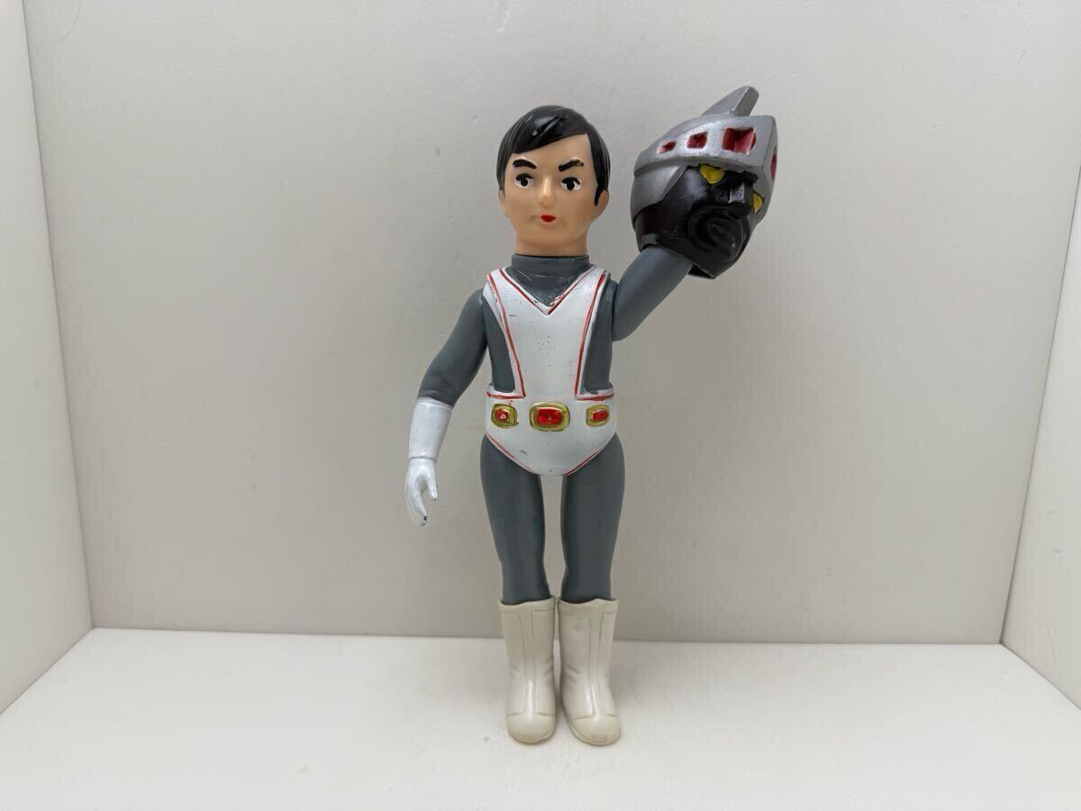 シルバー仮面　面取れ ソフビ 当時物 シルバー仮面 フィギュア 面取れ ソフビ 旧バンダイ 当時物