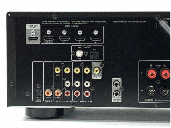 【動(dòng)作確認(rèn)済】YAMAHA ヤマハ 7.1ｃｈAVアンプ RX-V581 80W+80W/6Ω