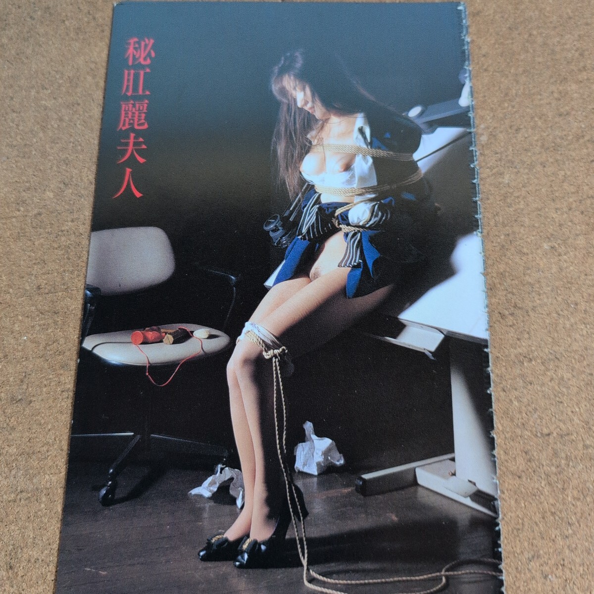 【秘肛麗夫人】【緊縛グラビア 切抜】【新書サイズ 8ページ】