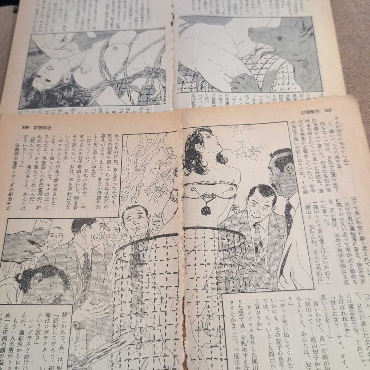 【前田壽按】【切抜 緊縛 挿絵 27カット】【新書サイズ】【ジャンク】　