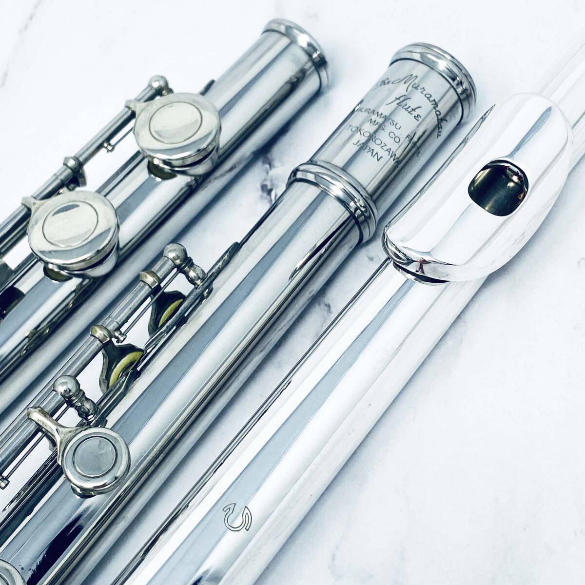 ムラマツ フルート m120 頭部管銀製 365) 即決価格 頭部管銀製 ムラマツ フルート M-120 EX同等