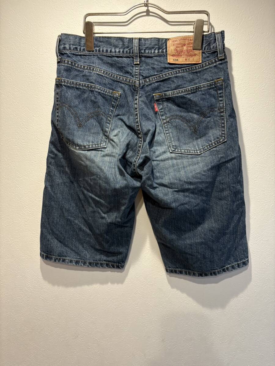 00’ｓ初期Levi's534デニムハーフパンツ?。?2