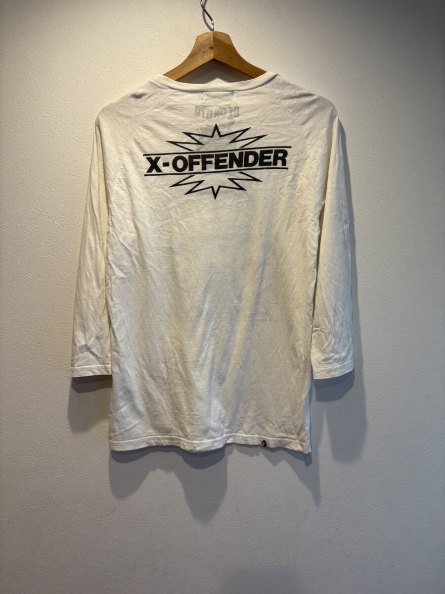 HYSTERIC GLAMOUR BLONDIE X-OFFENDER7分袖ラグランTシャツ　白　S