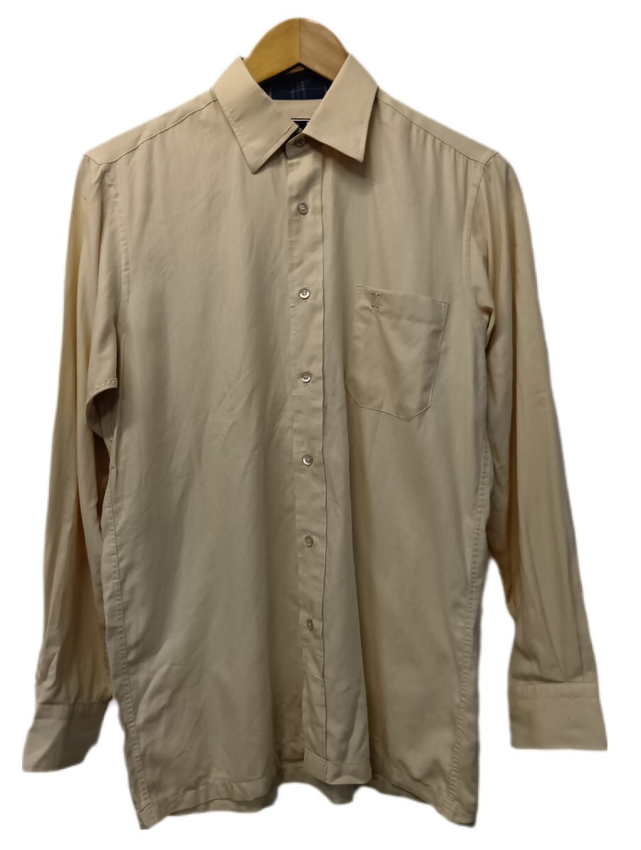 y252/90s/ダックス DAKS 長袖 デザインシャツ(M)