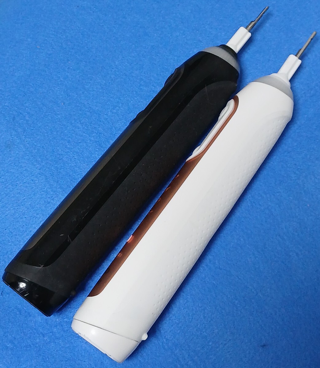 正常動作品 ドイツ製 BRAUN オーラルBジーニアス9000 Type:3765 と Type:3771 電動歯ブラシ ペア