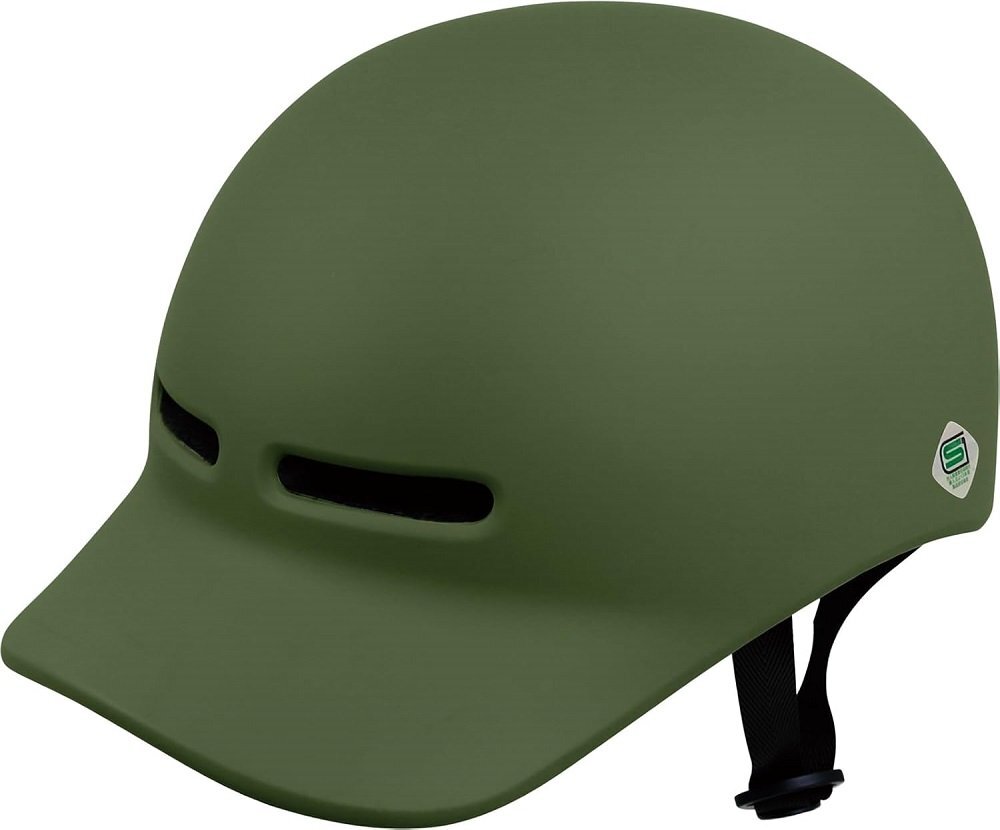 【vaps_5】シティ サイクル ヘルメット (オリーブ) 大人用 通勤 通學 自転車用 ロードバイク メンズ レディース 男女兼用 軽量 60189 送込