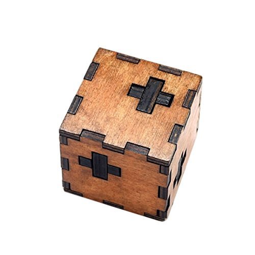 【vaps_3】孔明パズル 小箱 木制 立體パズル インテリア 知恵の輪 送込