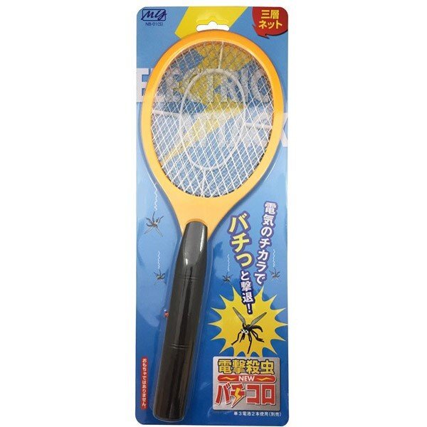 【vaps_5】電撃殺蟲ラケット バチコロ NB-01 電池式 《カラーランダム》 送込