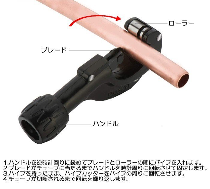 【vaps_6】ステンレス パイプカッター Aタイプ 切斷サイズ(3-30mm) 送込