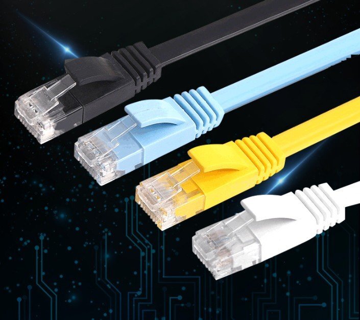 【VAPS_1】Cat6 LANケーブル 《ホワイト》 《0.5m》 カテゴリ6e フラット 薄型 LANケーブル 送込