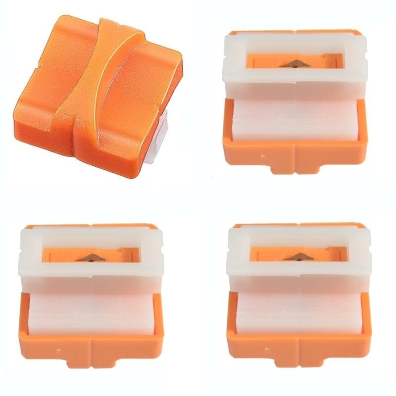 【vaps_7】ペーパーカッター 替刃 4個セット 交換用 スライドカッター 替え刃 裁斷機 パーツ 部品 送込