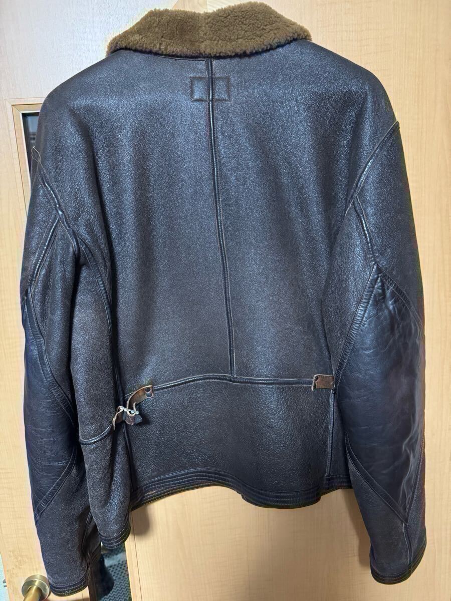 RRL ダブルアールエル D-3 ラム レザージャケット シアリング ムートン　shearling JACKET 希少