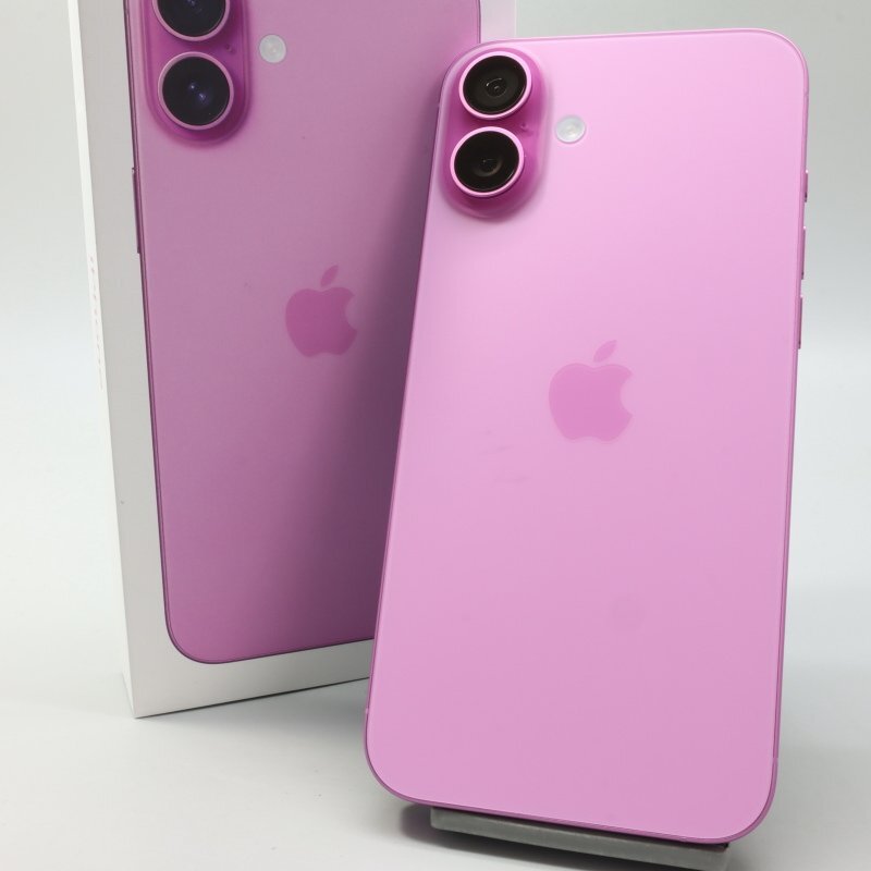 Apple iPhone16 Plus 128GB ピンク A3289 3N345J/A バッテリ100% ■SIMフリー★Joshin6261【1円開始?送料無料】
