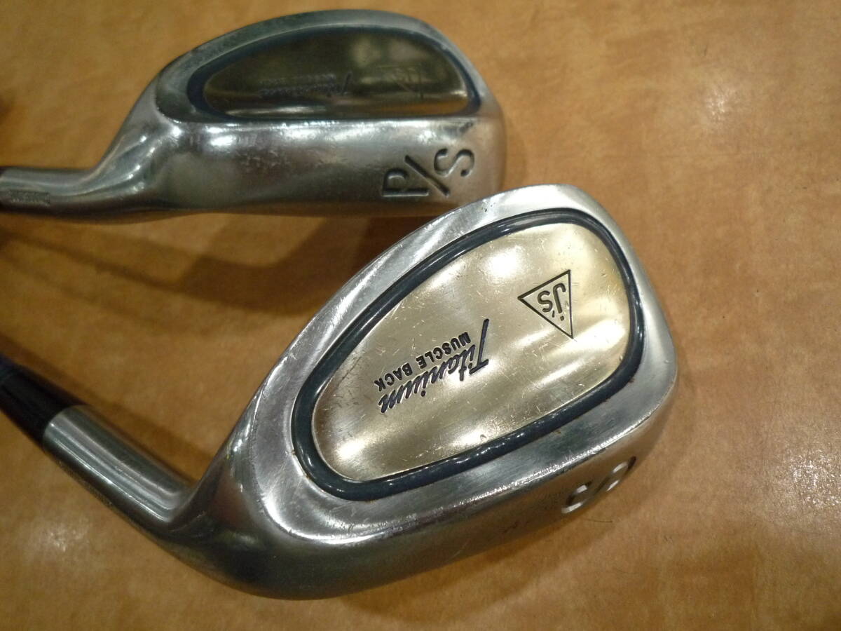 J'S?チタンマッスル?Sw-58度?P/S-53度?２本?HM-40カーボン”S"中古です！