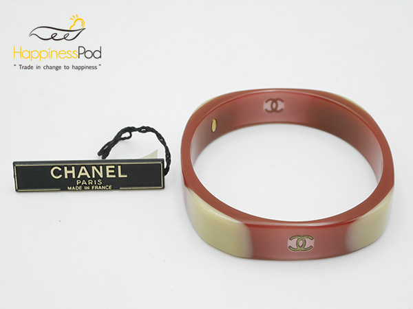 シャネルCHANEL　バングル　A17301　赤系　送料無料_画像1