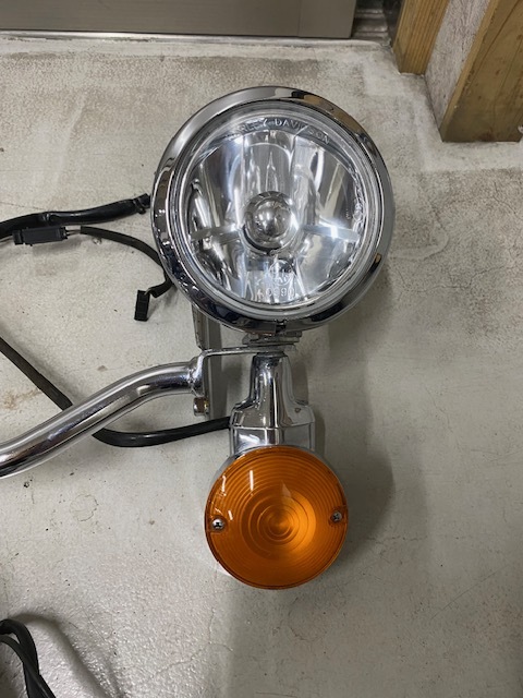 フォグランプセット ライトセット FLSTC ソフテイル 中古品