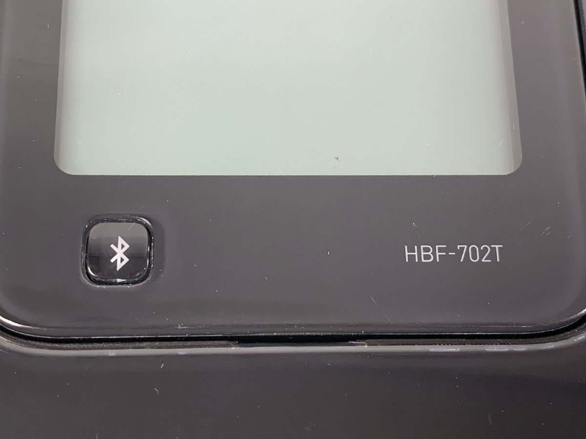 【中古品】OmRon 體重計 HBF-702T オムロン カラダスキャン 體重體組成計 両手両足測定 Bluetooth通信機(jī)能搭載 st6-65