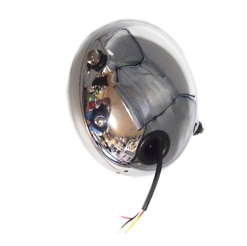 汎用 180mm 大徑 LED ヘッドライト TYPE2 メッキ CB400 XJR400