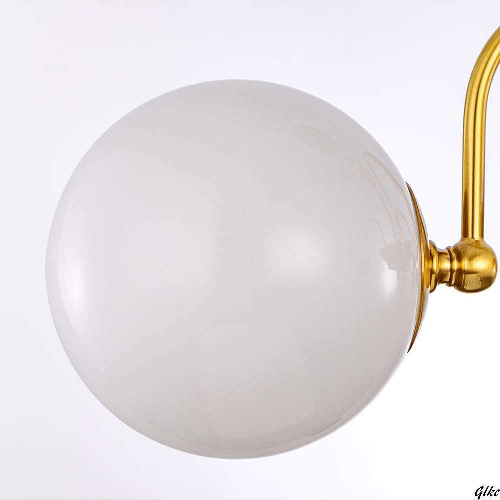 【乳白色ガラスが光をやさしく拡散、柔らかな空間を演出】 北歐照明 シーリングライト ガラスシェード おしゃれ 3燈ペンダント ダイニング