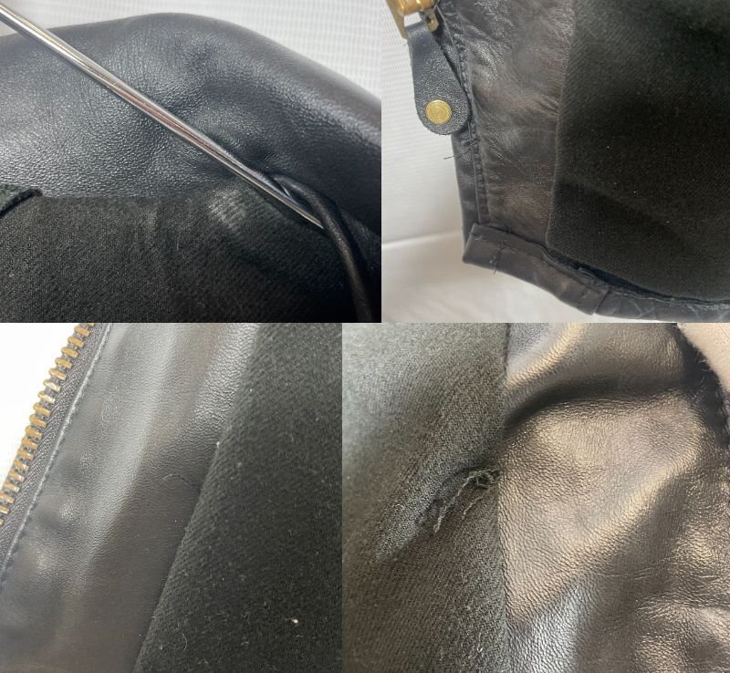 Schott ショット HORSE LEATHER JACKET レザージャケット 699H ホースハイド 馬革 サイズ:36 ☆良品☆[67-0321-O5]