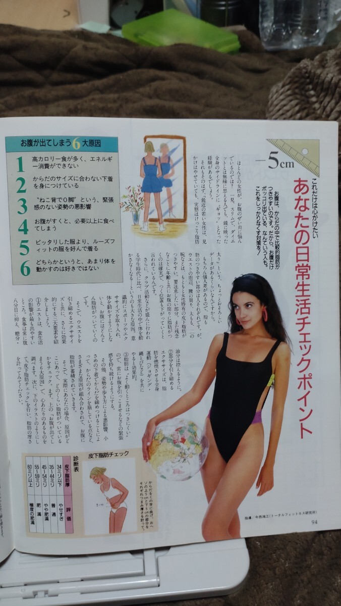 ☆ヘルシーボディBOOK ’92夏~秋版☆學(xué)習(xí)研究社☆エクササイズ☆フィットネス☆シェイプアップ☆ダイエット☆ハイレグ☆レオタード
