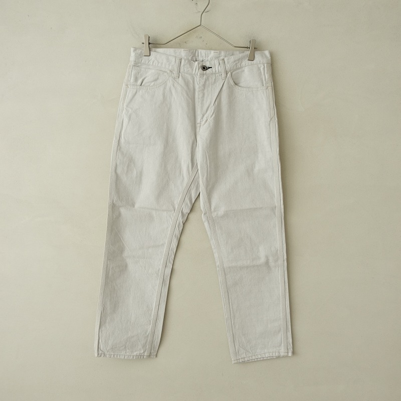【定価1.5萬(wàn)】ジョンブル Johnbull *スリークォーターペインターパンツ*Lアイスブルーコットンワイドデニム(2-2505-65)【10F52】