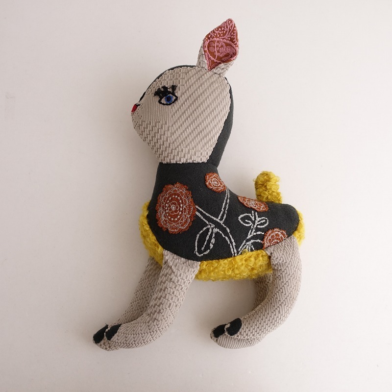【美品/定価3萬(wàn)】mina perhonen×Nathalie Lete ミナペルホネン×ナタリーレテ *バンビ プティ ぬいぐるみ*(ac85-2505-20)【30F52】