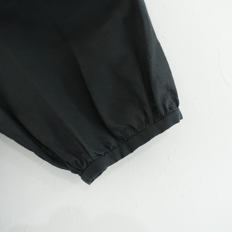 【定価6.3萬】ミナペルホネンランドリー mina perhonen laundry*bonheur EMBパフスリーブワンピース*40mina(2-2504-645)【50F52】