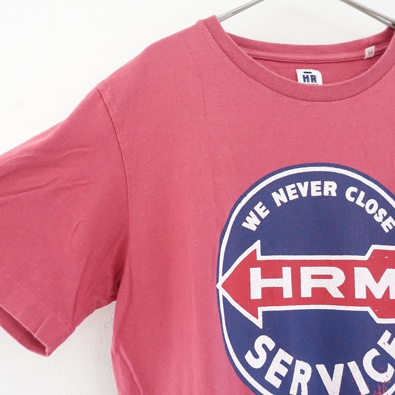 【メンズ】ハリウッドランチマーケット HOLLYWOOD RANCH MARKET *ロゴプリントTシャツ*2/Mレッド半袖メンズ(2-2505-236)【60F52】