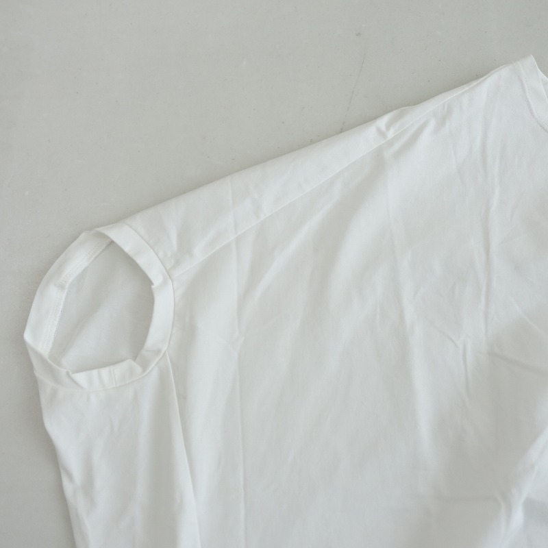 【2024SS】アーバンリサーチドアーズ URBAN RESEARCH DOORS *コクーンシルエットプルオーバー*M綿白ワイド(25-2505-395)【41F52】