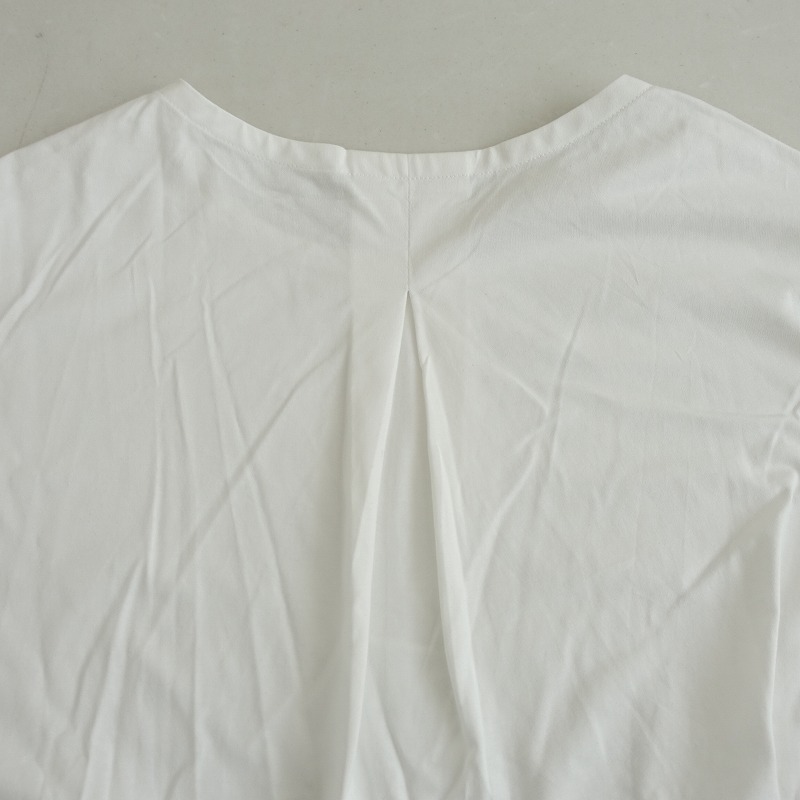 【2024SS】アーバンリサーチドアーズ URBAN RESEARCH DOORS *コクーンシルエットプルオーバー*M綿白ワイド(25-2505-395)【41F52】