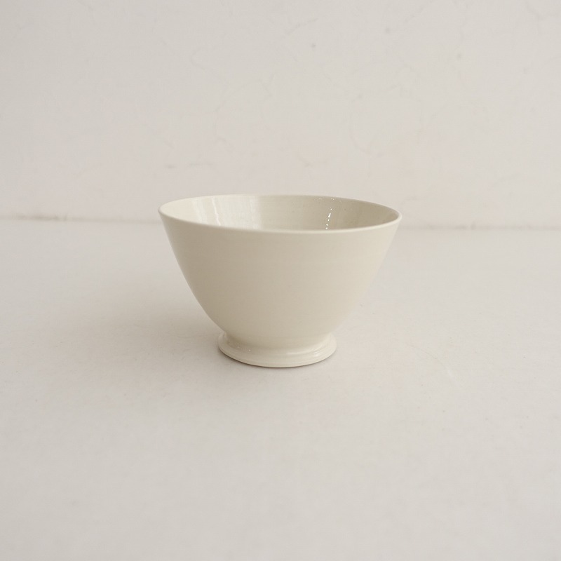 【美品】畠山雄介 *カフェオレボウル*食器うつわ鉢ホワイト作家【陶器】(wa87-2505-127)【22F52】