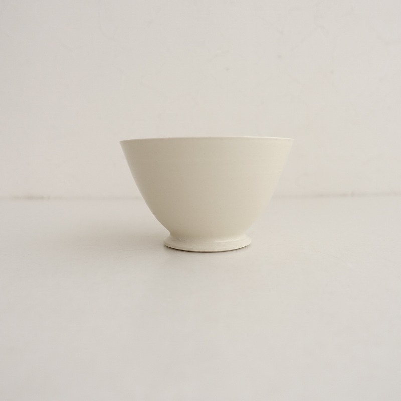 【美品】畠山雄介 *カフェオレボウル*食器うつわ鉢ホワイト作家【陶器】(wa87-2505-127)【22F52】