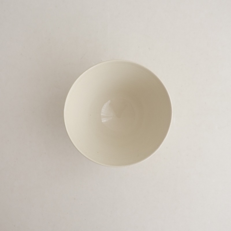 【美品】畠山雄介 *カフェオレボウル*食器うつわ鉢ホワイト作家【陶器】(wa87-2505-127)【22F52】