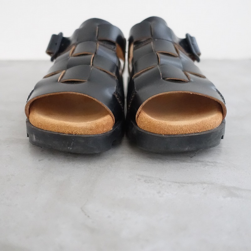 カンペール CAMPER *Brutus サンダル EU37/US7/UK4/23.5*レザー皮革黒0525(sh10-2505-156)【52F52】
