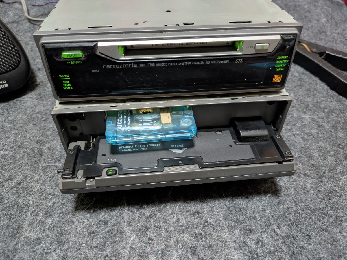 keh-p600zr mds-p700 カロッツェリア カロッツェリア　スペアナ　MD　カセット　グライコ　當(dāng)時(shí)物　初期不良対応　説明文読んで下さい