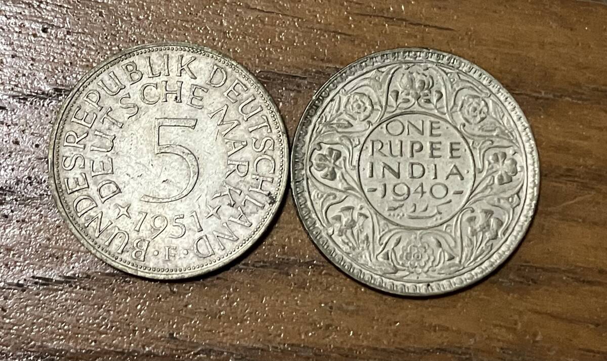 ドイツ インド 銀貨 23g イギリス(ヨーロッパ)｜売買された
