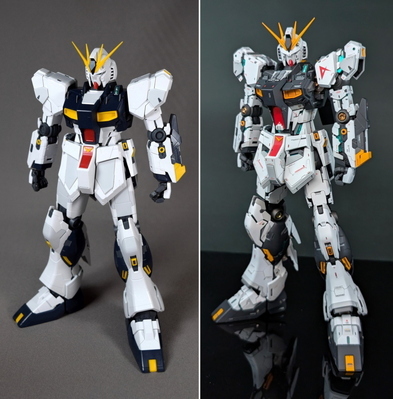 MG νガンダムVer.Ka ダブルファンネル/レジン他改造涂裝完成品　プレバン拡張ユニット　 (SDCSEXEGHGRGPGFM30MM