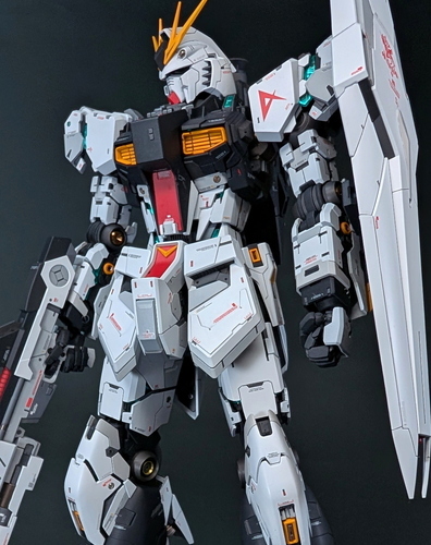 MG νガンダムVer.Ka ダブルファンネル/レジン他改造涂裝完成品　プレバン拡張ユニット　 (SDCSEXEGHGRGPGFM30MM