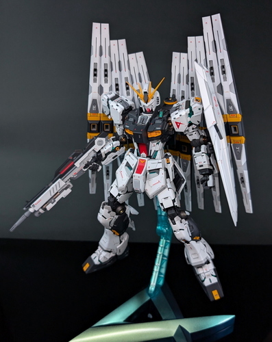MG νガンダムVer.Ka ダブルファンネル/レジン他改造涂裝完成品　プレバン拡張ユニット　 (SDCSEXEGHGRGPGFM30MM