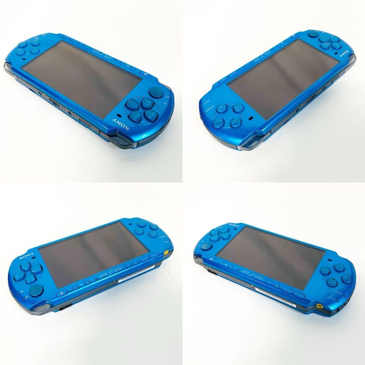 PSP 本体 と オマケ付き PSP本体(PSP-3000/バイブラント・ブルー) PSP 充電器 オマケ